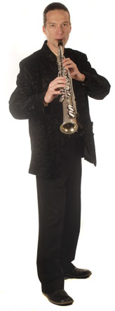 Gert Anklam mit Saxophon